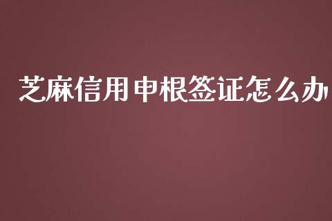 芝麻信用申根签证怎么办_https://wap.qdlswl.com_财经资讯_第1张