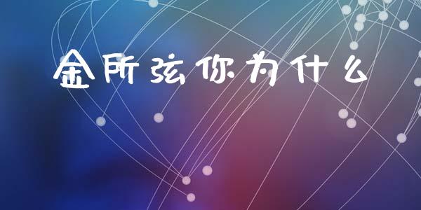 金所弦你为什么_https://wap.qdlswl.com_理财投资_第1张