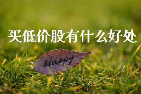 买低价股有什么好处_https://wap.qdlswl.com_证券新闻_第1张