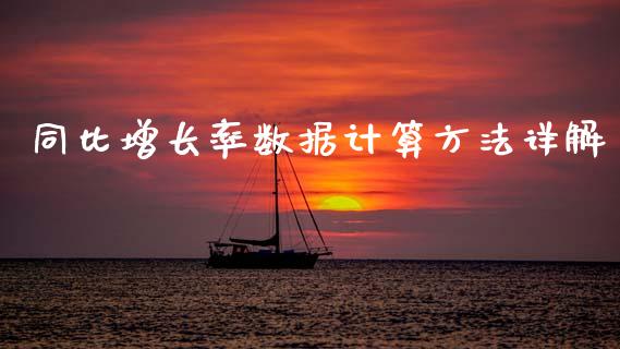 同比增长率数据计算方法详解_https://wap.qdlswl.com_理财投资_第1张