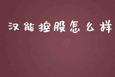 汉能控股怎么样_https://wap.qdlswl.com_证券新闻_第1张