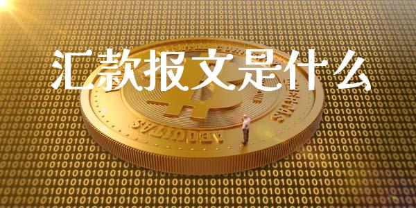 汇款报文是什么_https://wap.qdlswl.com_全球经济_第1张